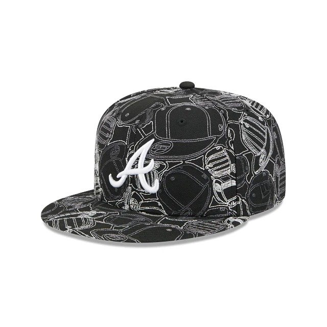 Atlanta Braves MLB Cap Scramble 59FIFTY