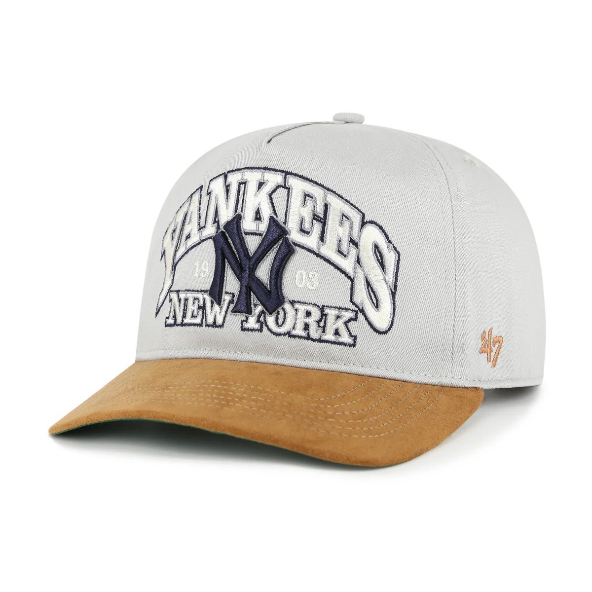 New York Yankees MLB Cooperstown Suede Visor '47 Hitch